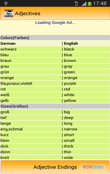 Adjectives Adjectives